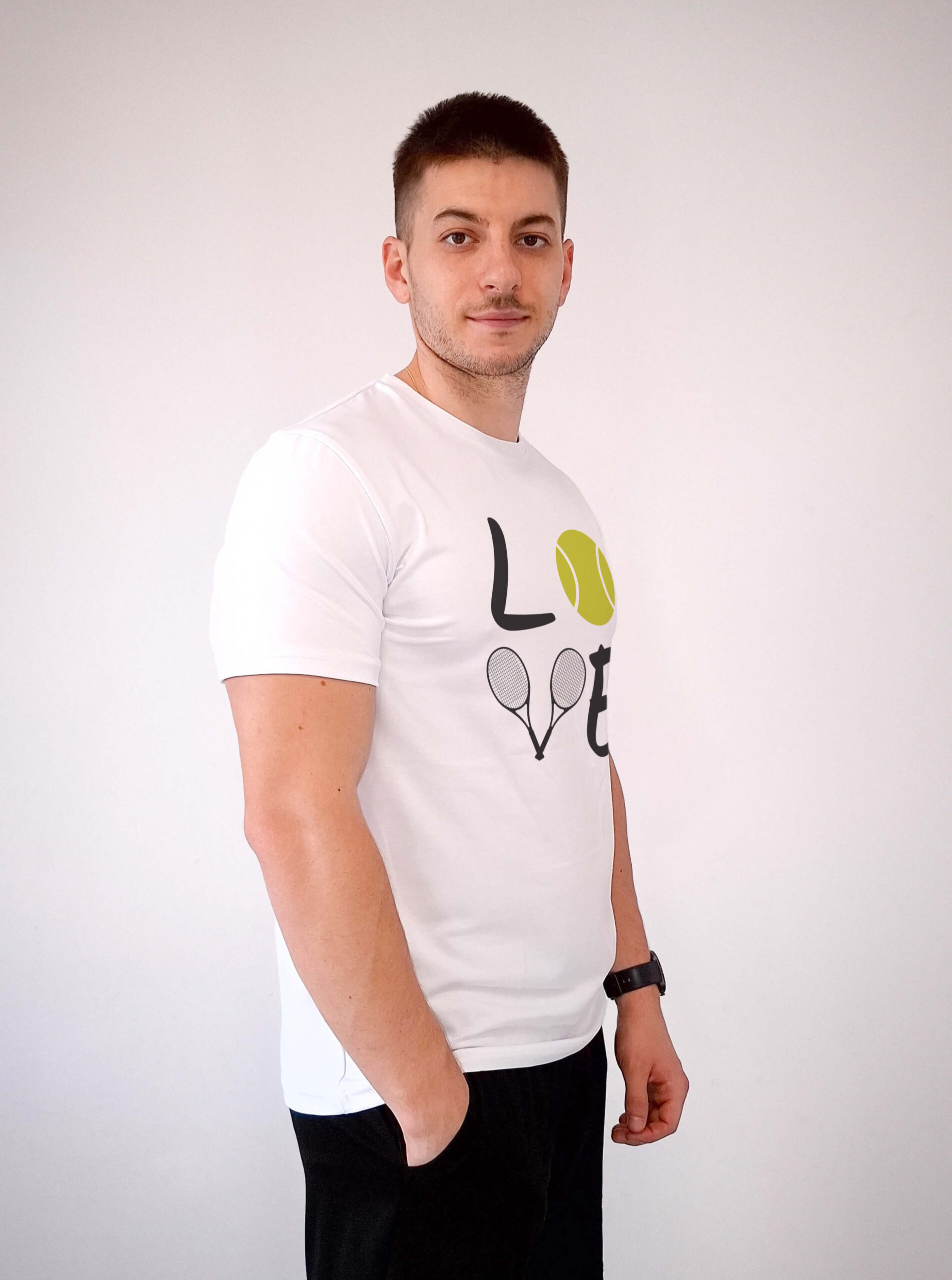 Love tennis - Bela - Слика 2