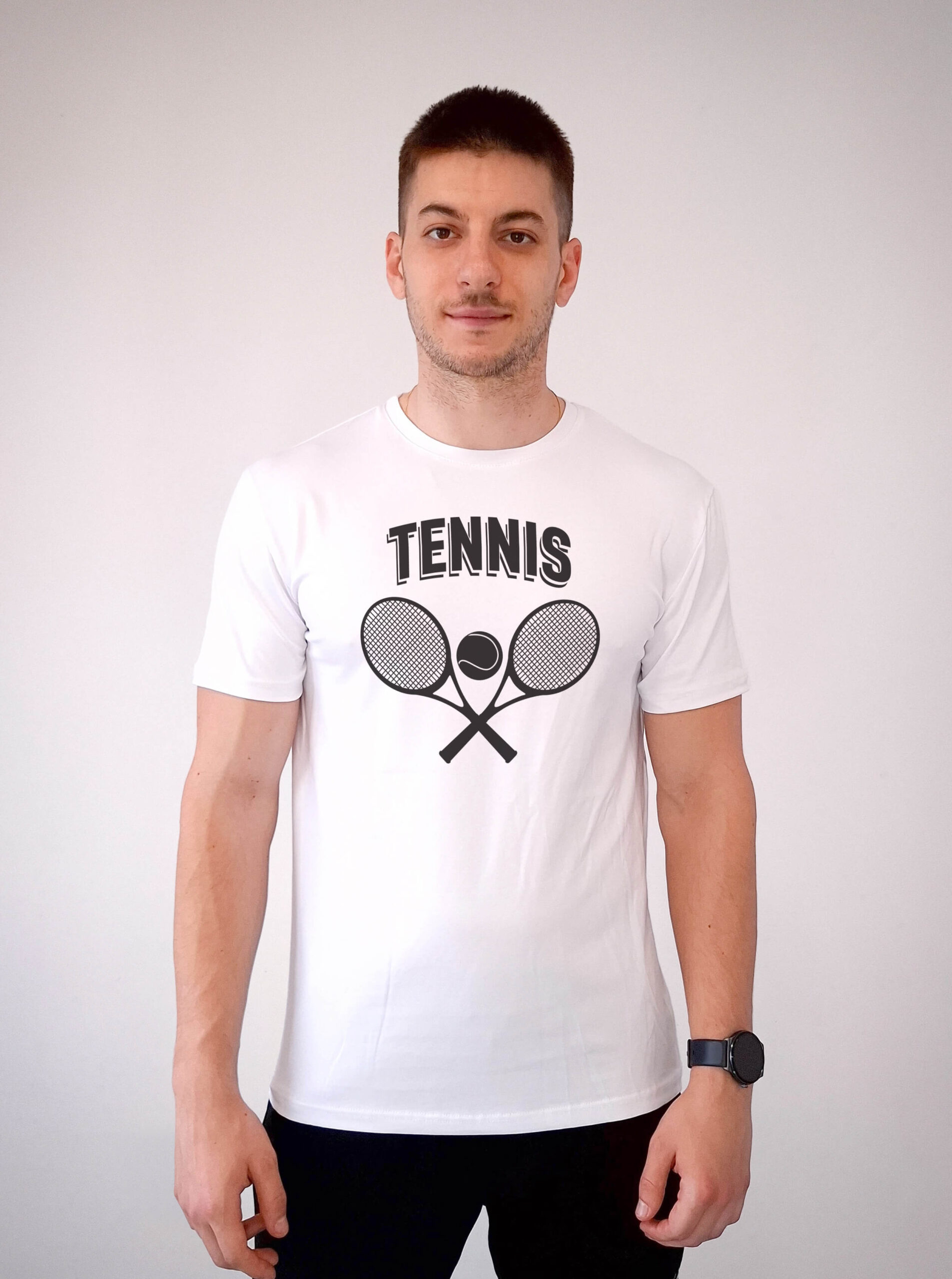 Tenis reketi i loptica - Bela