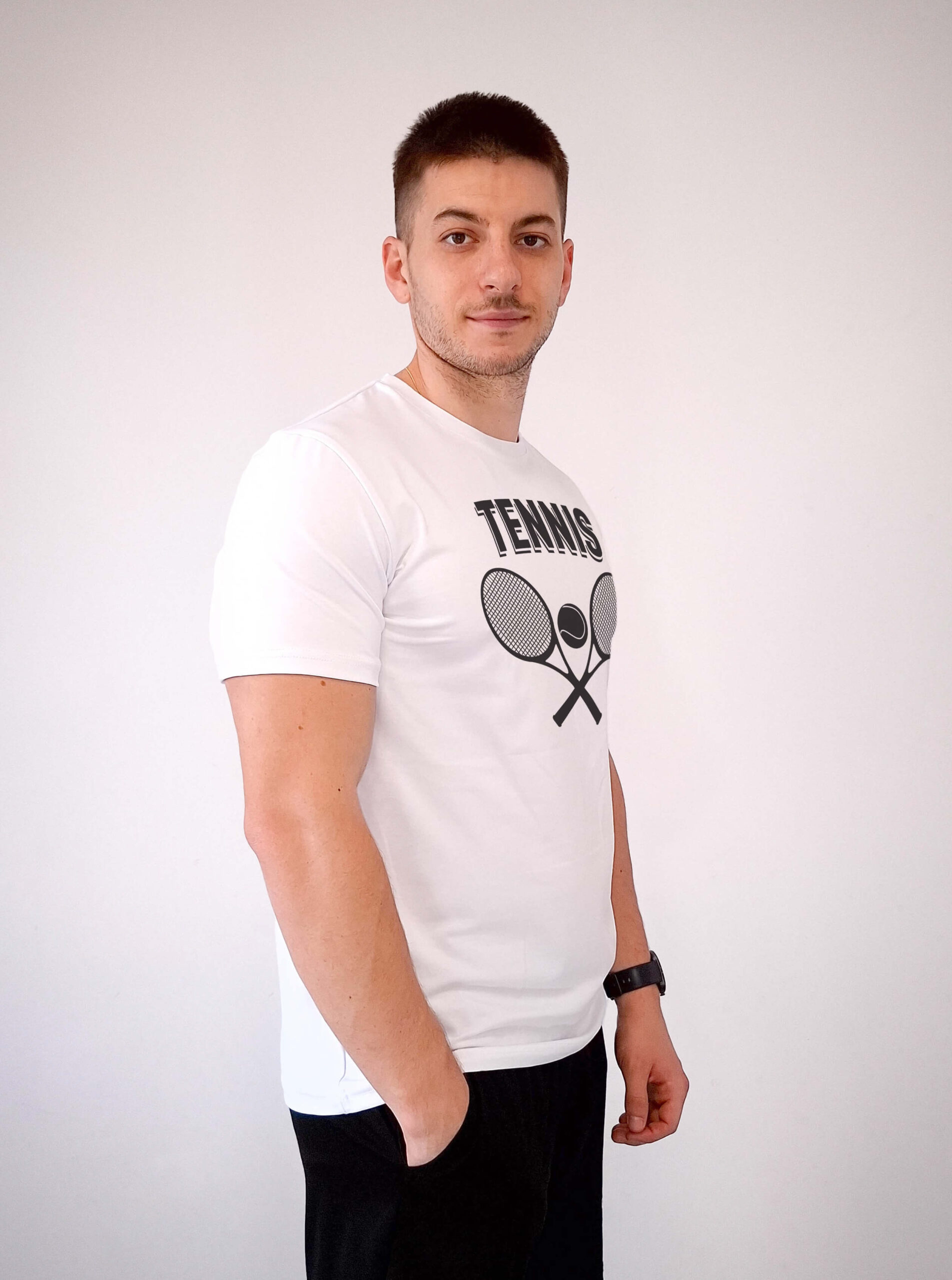 Tenis reketi i loptica - Bela - Слика 2
